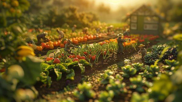 Découverte de ferme maraîchère et vente de légume frais